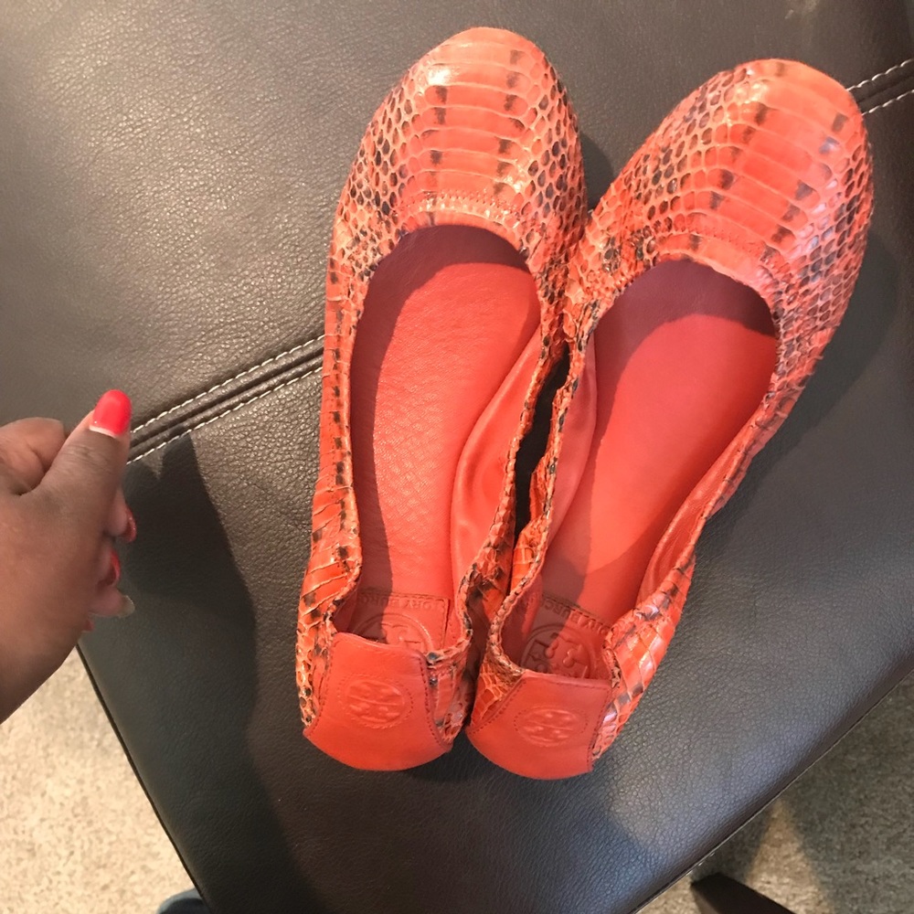 Tory Burch Flats in Orange